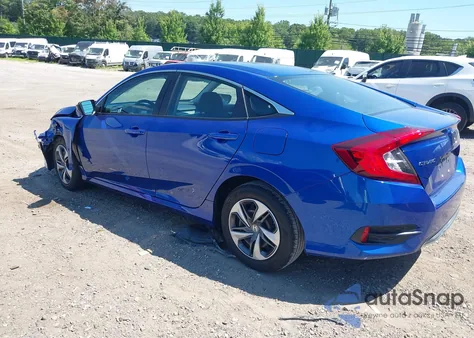 2021 Honda Civic Lx z USA, uszkodzony, nr VIN 2HGFC2F69MH521259